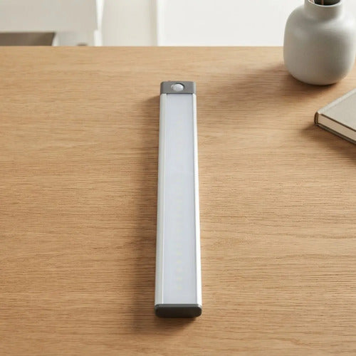 Lámpara Barra LED Recargable con Sensor de Movimiento, 30 cm